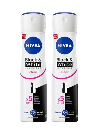 Black And White Invisible Original Antiperspirant Deodorant For women